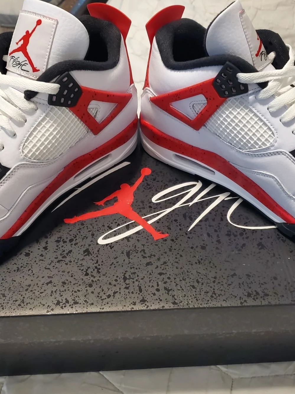 Nike Air Jordan 4 Retro 'White/Red/Black'